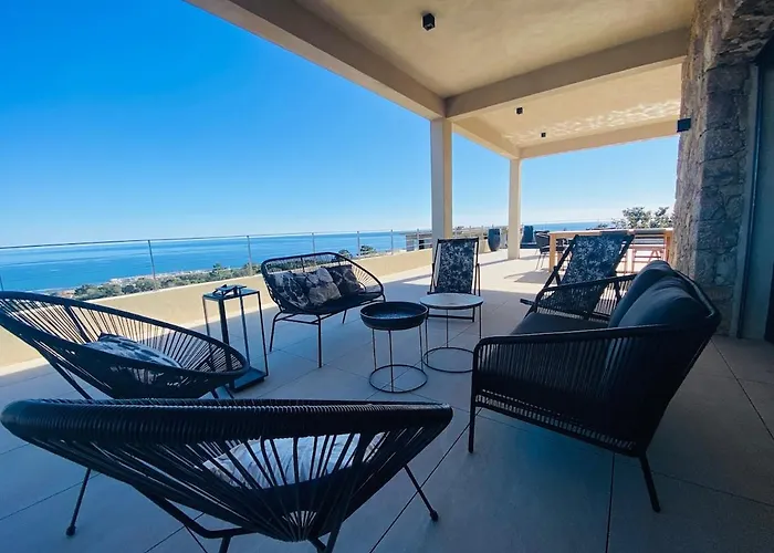 Corse Du Sud Avec Piscine Et Vue Villa